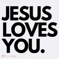 Jesus Loves You Christian Cute Gift Garment-Dyed Sweatshirt thumb 2