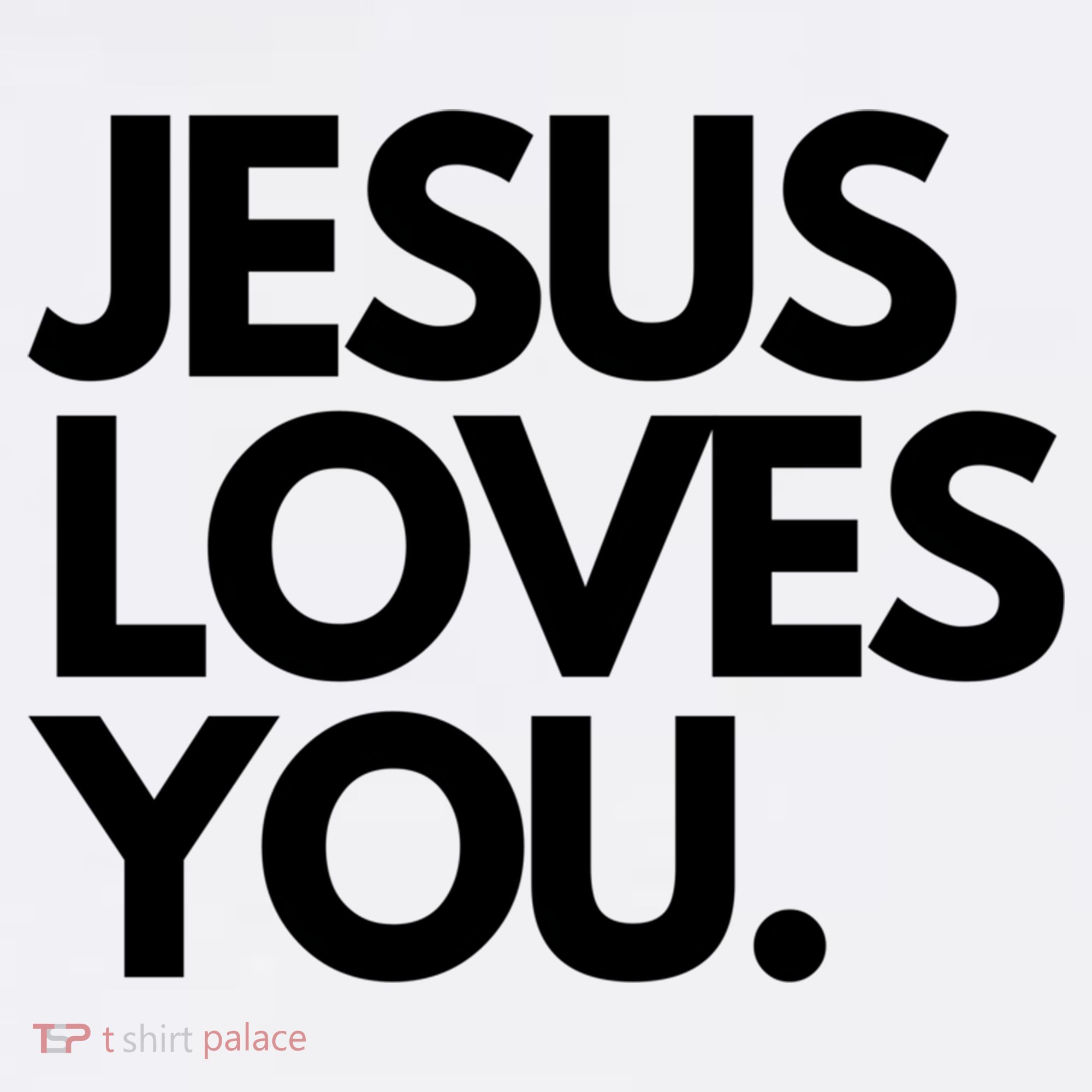 Jesus Loves You Christian Cute Gift Garment-Dyed Sweatshirt