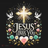 Jesus Loves You Faith Religious Catholic Christian Pastor Women's Tank Top thumb 5