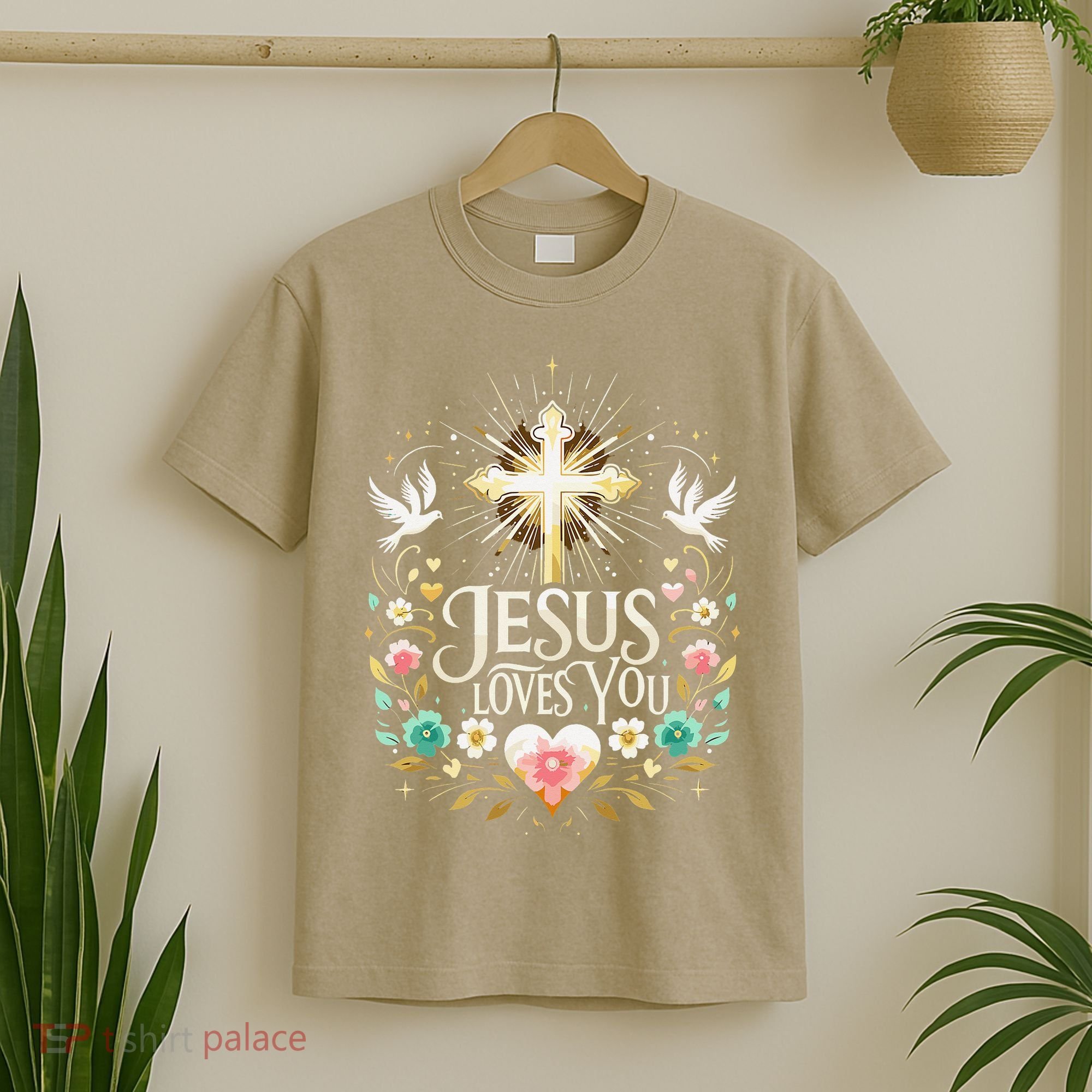 Jesus Loves You Faith Religious Catholic Christian Pastor T-Shirt
