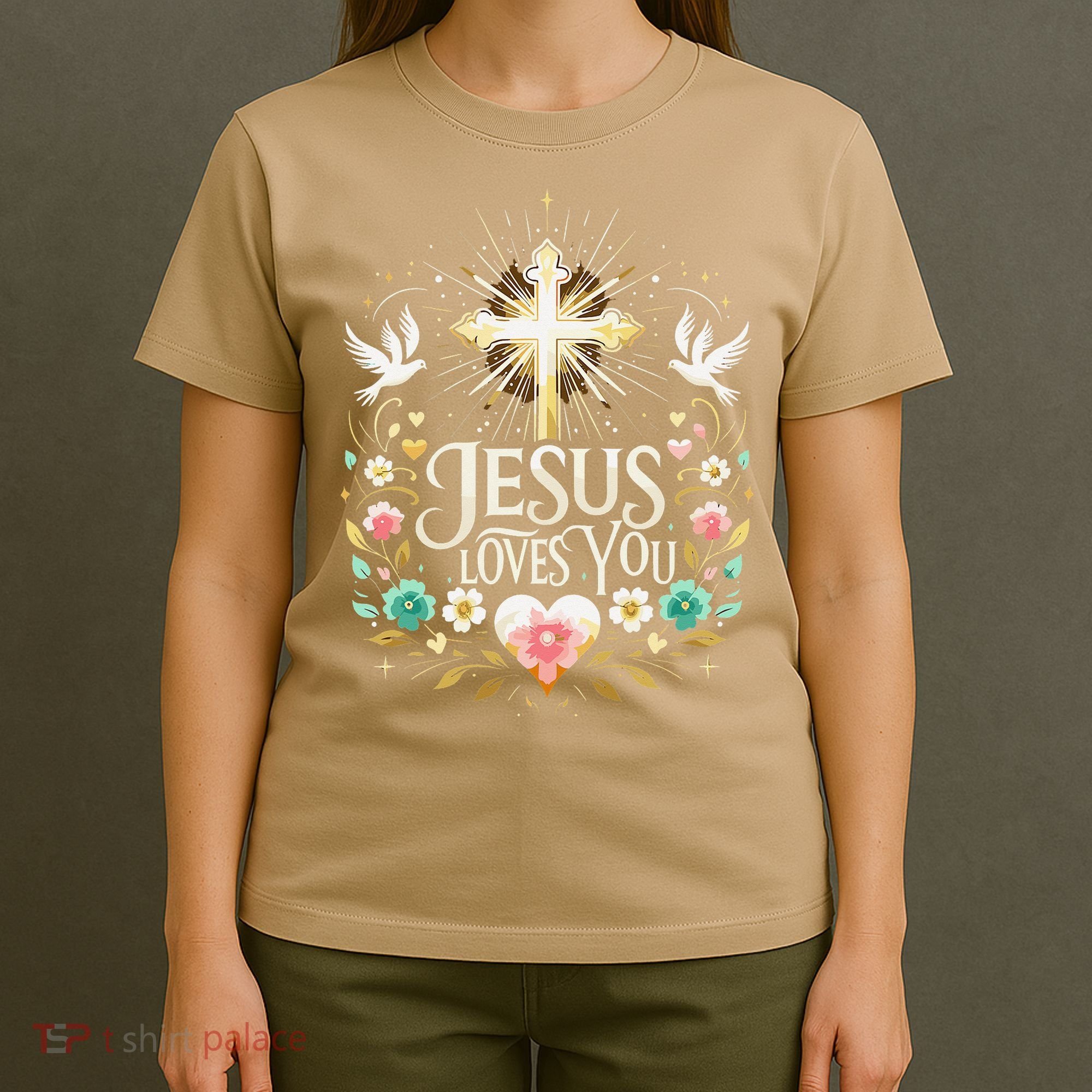 Jesus Loves You Faith Religious Catholic Christian Pastor T-Shirt
