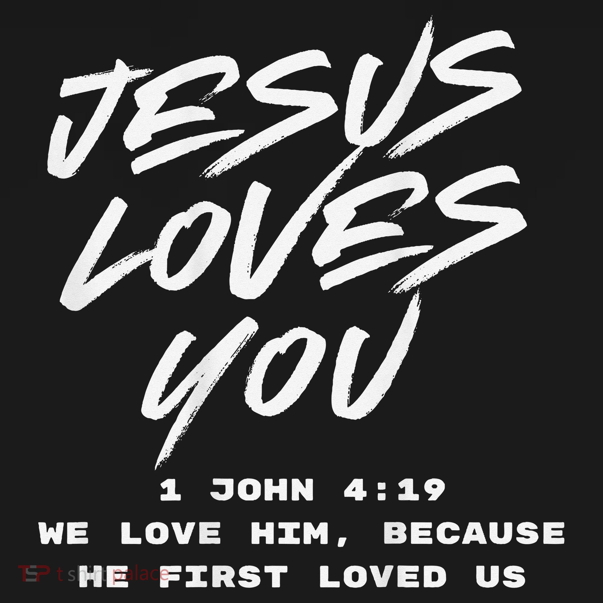 JESUS LOVES YOU 1 JOHN 419 Visor