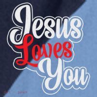 Jesus Loves You Loving Christian Faith Gift Raglan Baseball Sleeve Shirt thumb 2