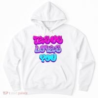 Jesus Loves You Graffiti Christian Hoodie thumb 0