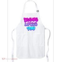 Jesus Loves You Graffiti Christian Apron thumb 0