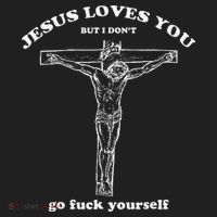 Jesus Loves You But I DonT Funny Beanie thumb 2