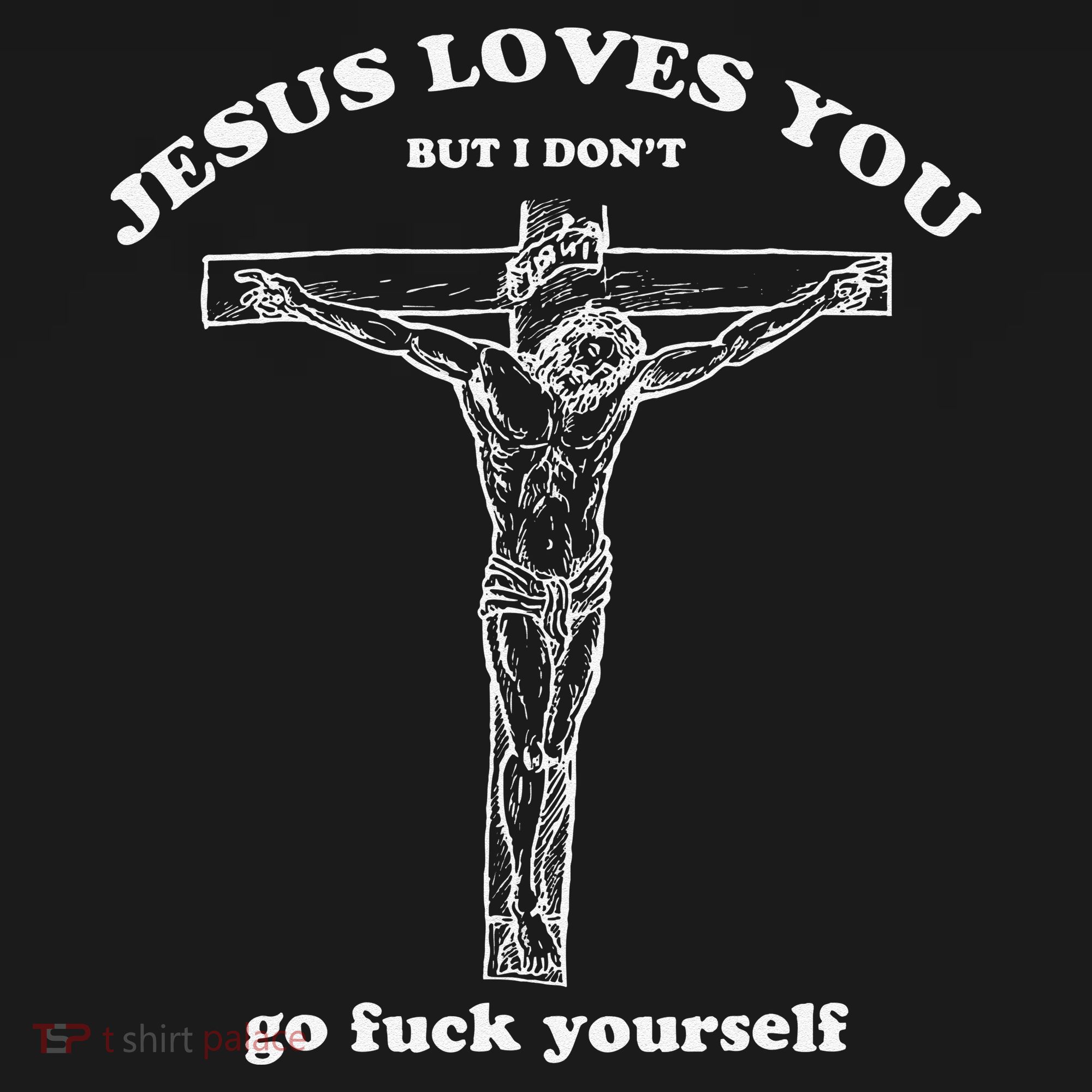 Jesus Loves You But I DonT Funny Women's Tank Top