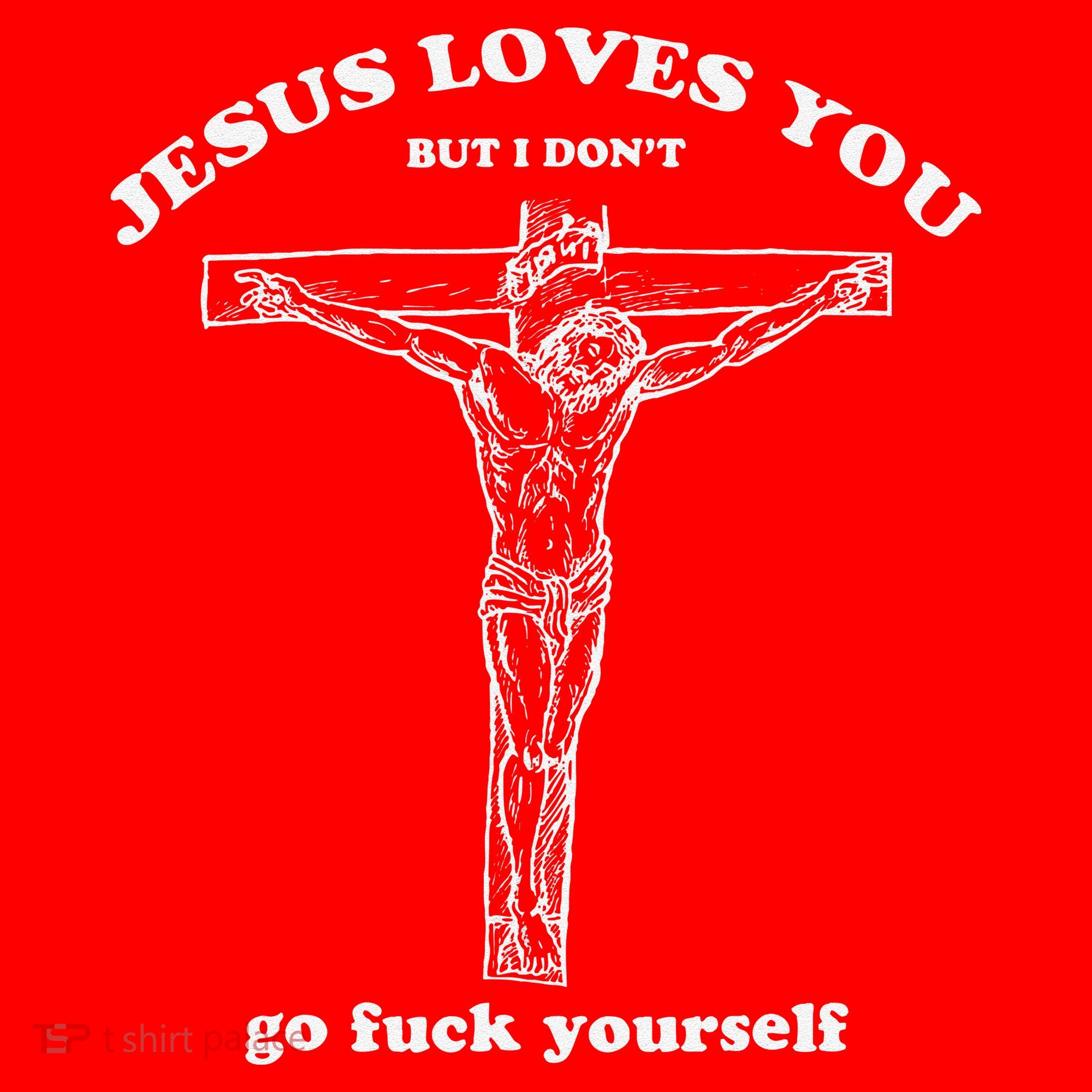 Jesus Loves You But I DonT Funny Santa Hat