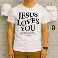 Jesus Loves You We Love Each Other T-Shirt thumb 6