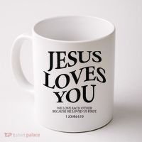 Jesus Loves You We Love Each Other Coffee Mug thumb 0