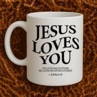 Jesus Loves You We Love Each Other Coffee Mug thumb 2