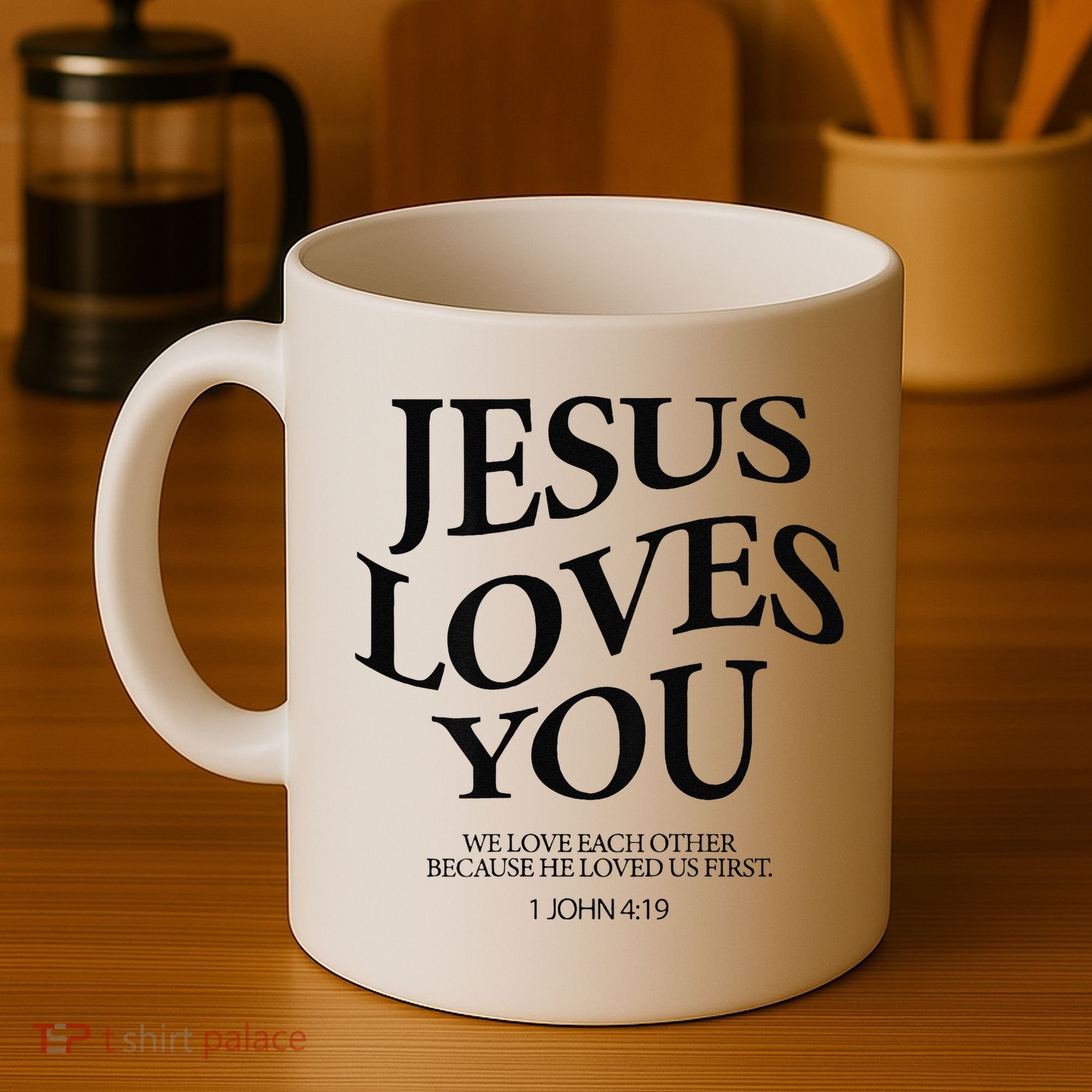 Jesus Loves You We Love Each Other Coffee Mug