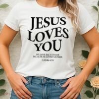 Jesus Loves You We Love Each Other Women's T-Shirt thumb 2