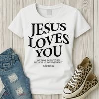Jesus Loves You We Love Each Other Women's T-Shirt thumb 3