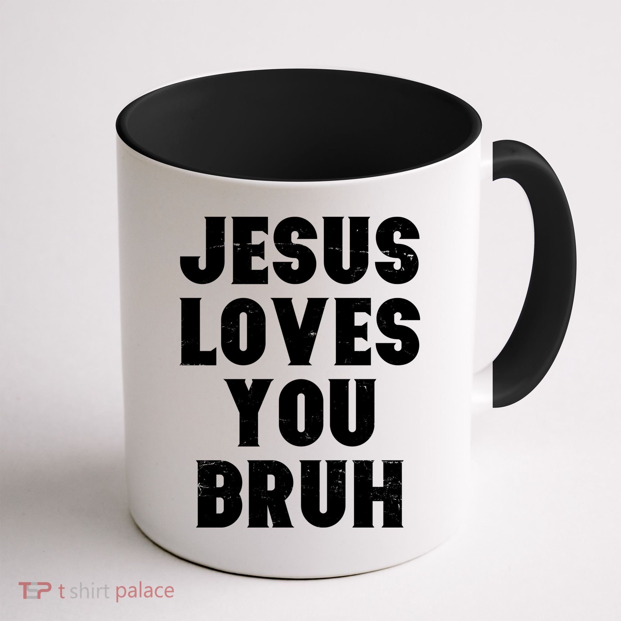 Jesus Loves You Bruh Coffee Mug