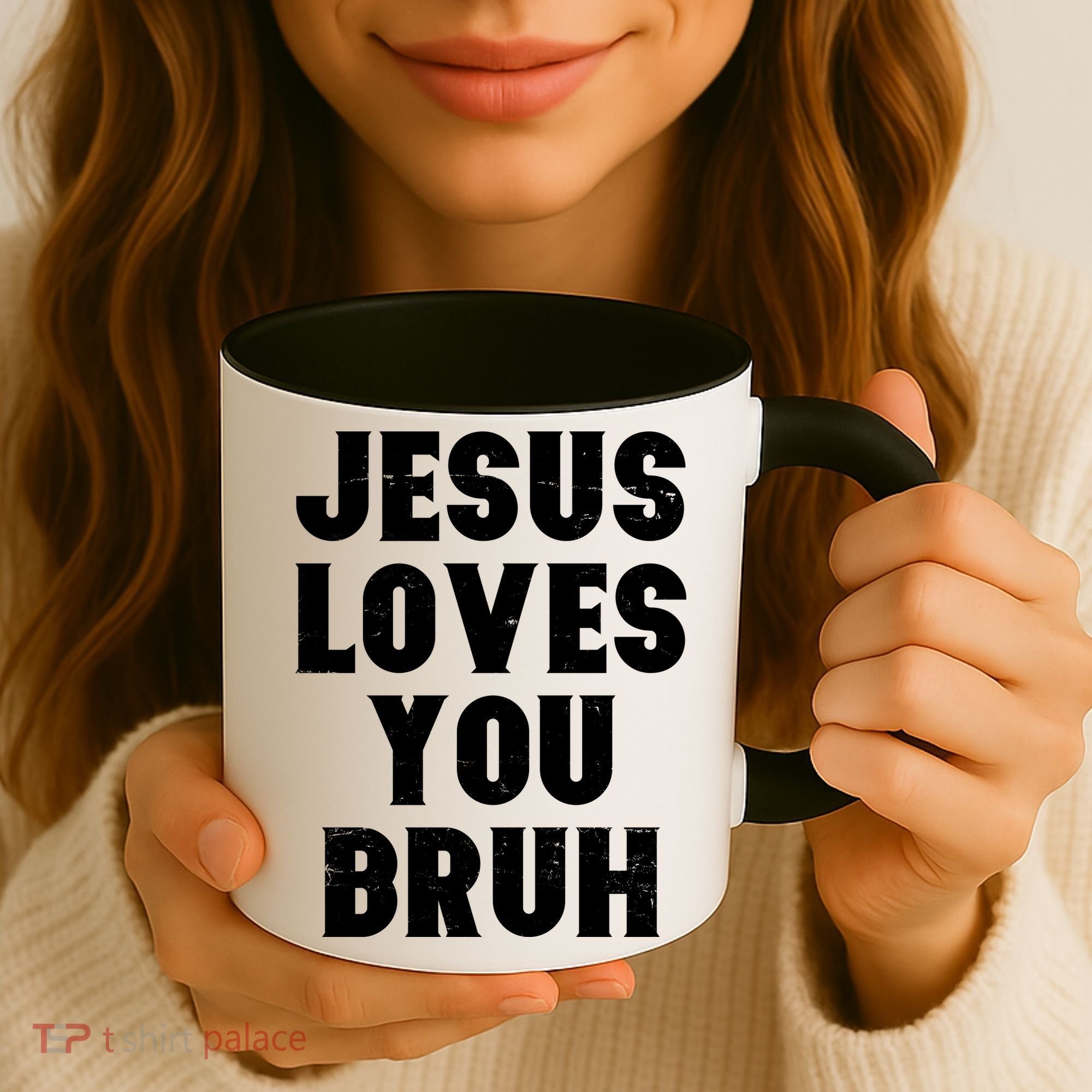 Jesus Loves You Bruh Coffee Mug