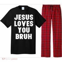 Jesus Loves You Bruh Pajama Set thumb 0