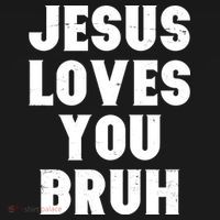 Jesus Loves You Bruh Kids Sweatshirt thumb 2