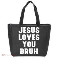 Jesus Loves You Bruh Tote Bag thumb 0