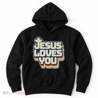 Jesus Loves You Christian Hoodie thumb 0