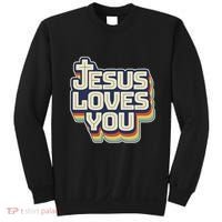 Jesus Loves You Christian Sweatshirt thumb 0