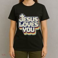 Jesus Loves You Christian T-Shirt thumb 4