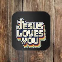 Jesus Loves You Christian Coaster thumb 0