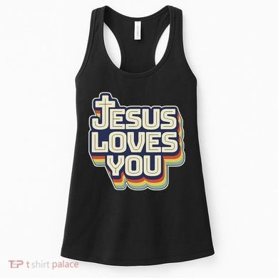 Jesus Loves You Christian Women's Tank Top