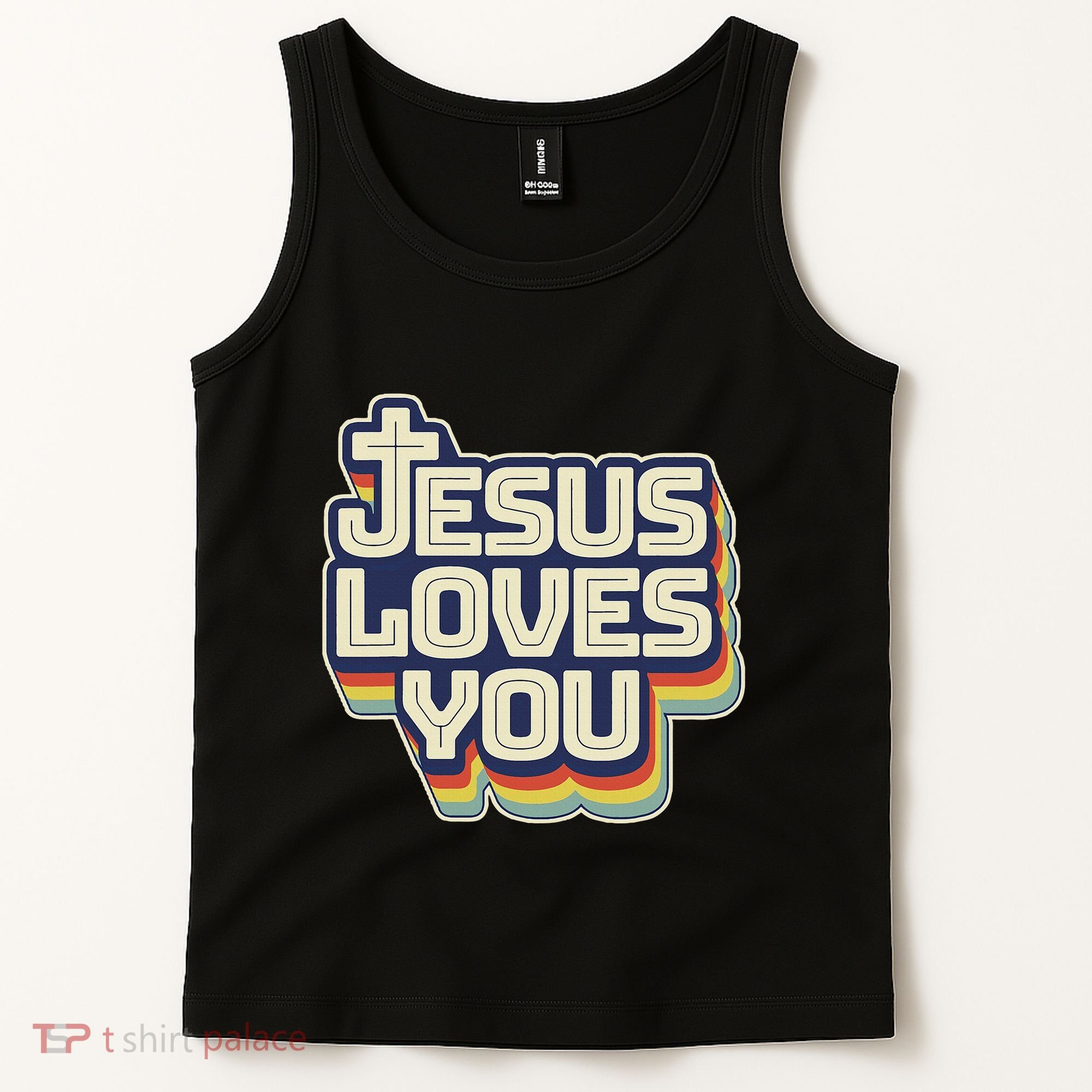 Jesus Loves You Christian Tank Top