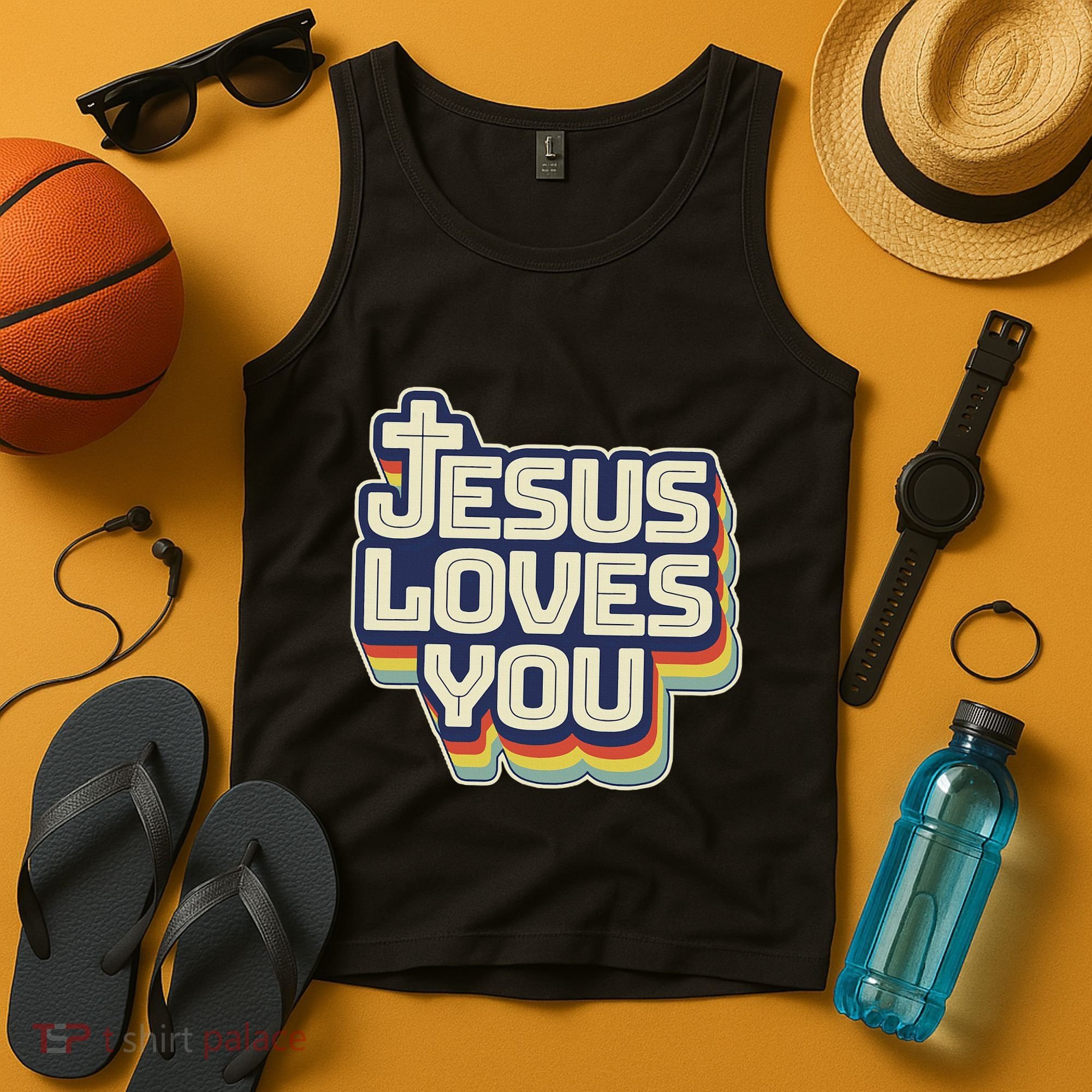 Jesus Loves You Christian Tank Top