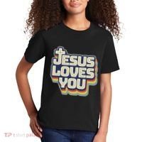 Jesus Loves You Christian Kids T-Shirt thumb 2