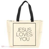 Jesus Loves You Tote Bag thumb 0