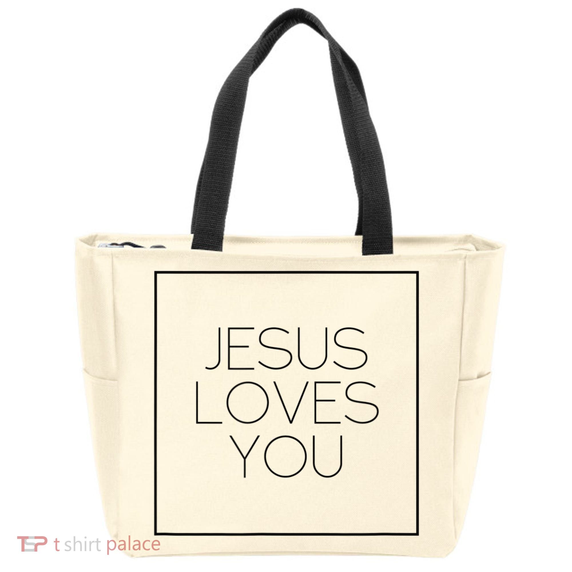 Jesus Loves You Tote Bag
