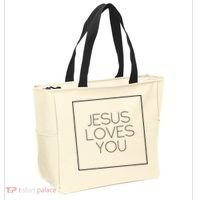 Jesus Loves You Tote Bag thumb 2