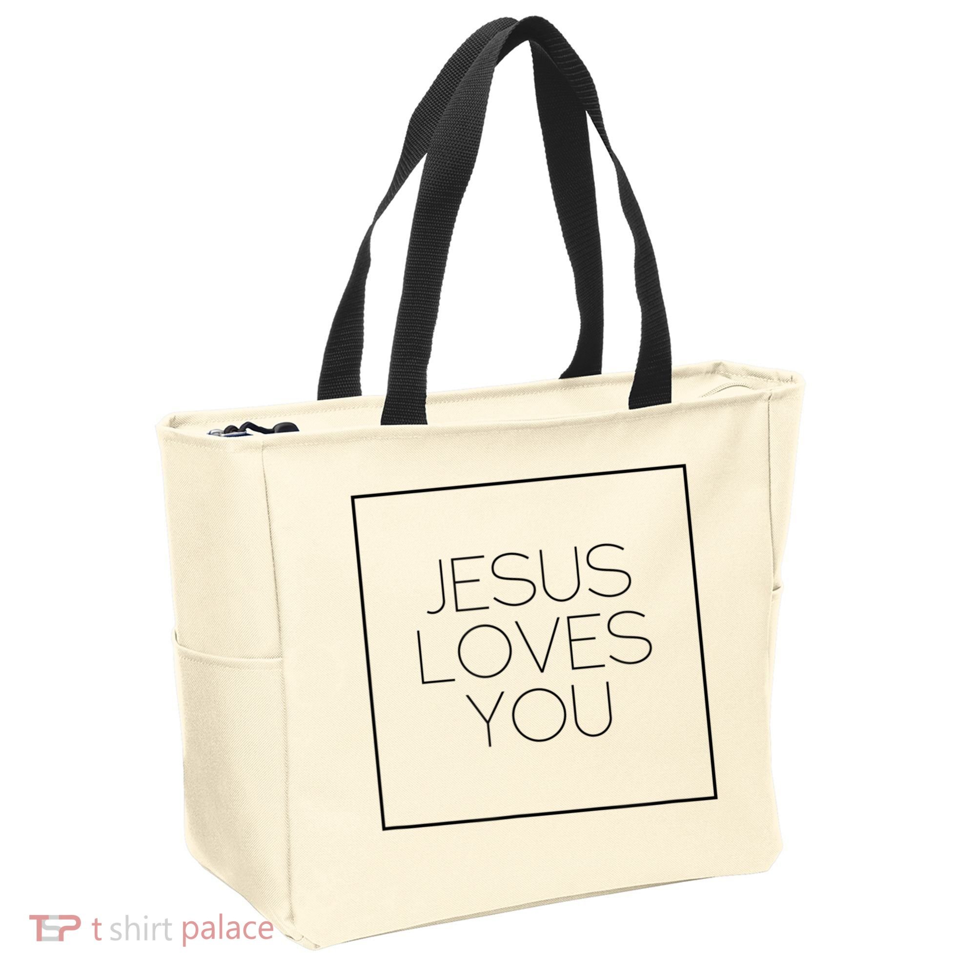 Jesus Loves You Tote Bag