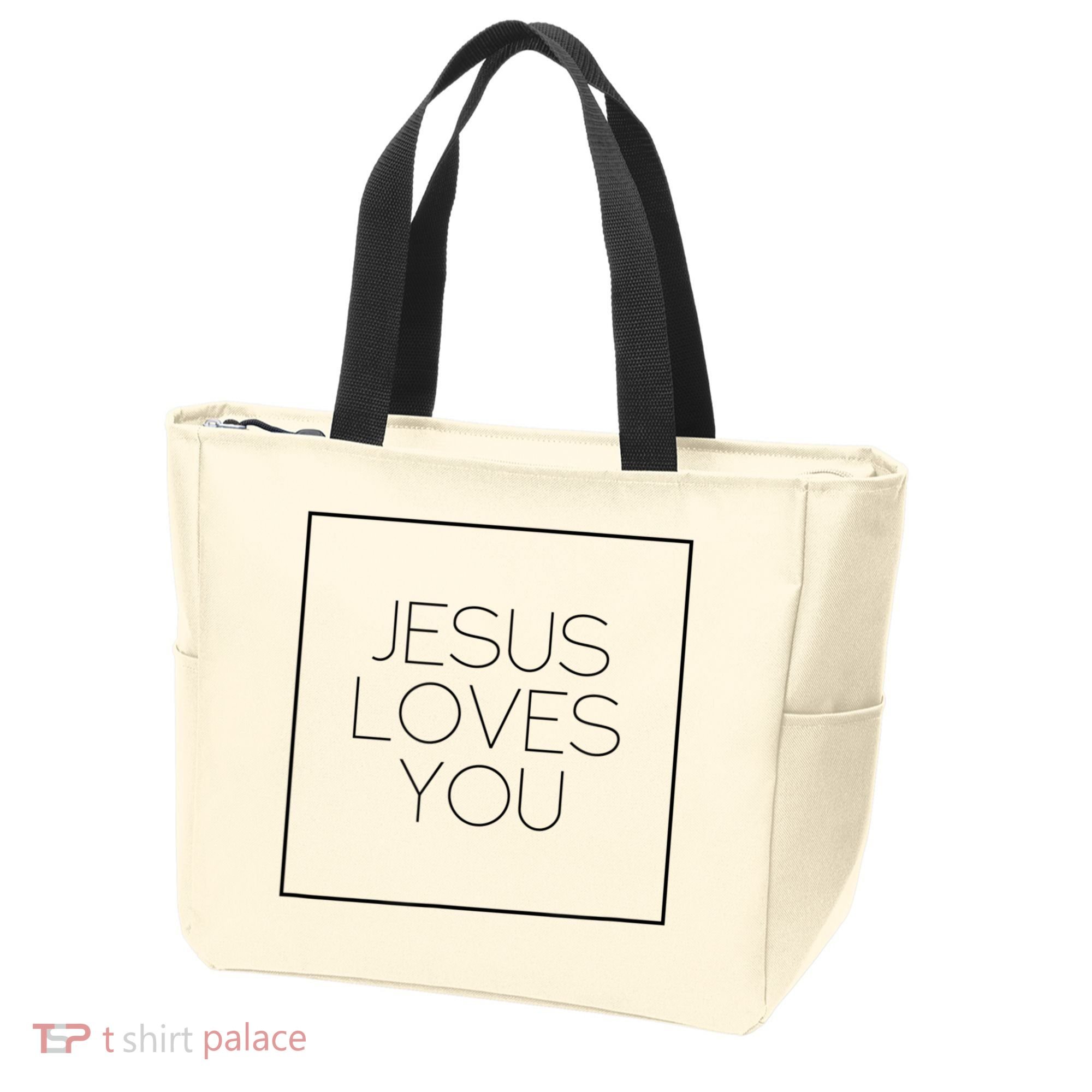 Jesus Loves You Tote Bag