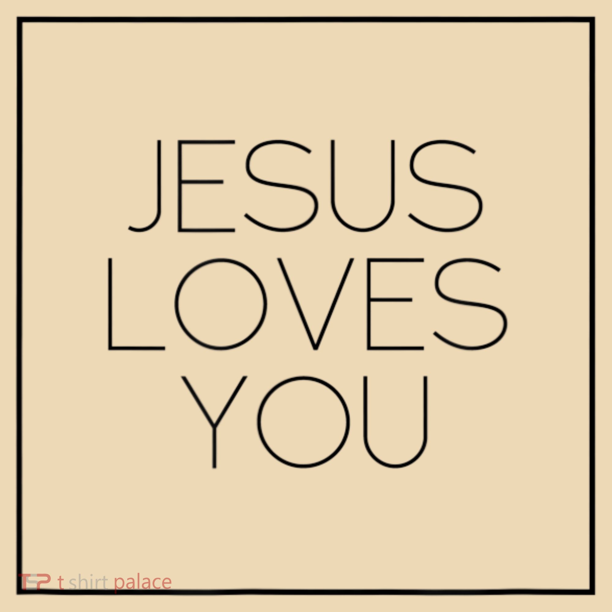 Jesus Loves You Tote Bag