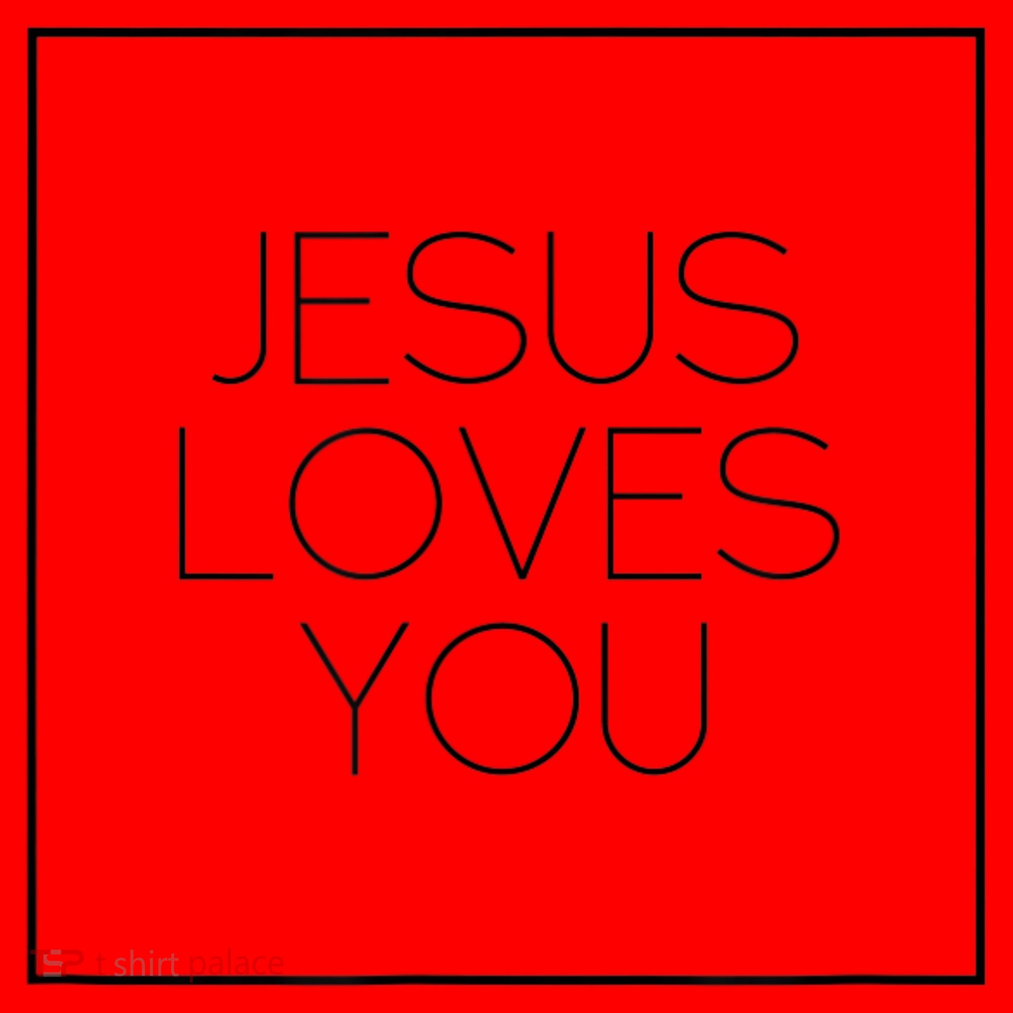 Jesus Loves You Santa Hat