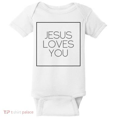 Jesus Loves You Baby Bodysuit