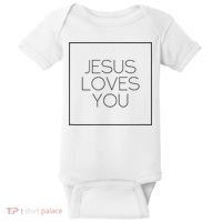 Jesus Loves You Baby Bodysuit thumb 0
