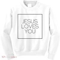 Jesus Loves You Kids Sweatshirt thumb 0