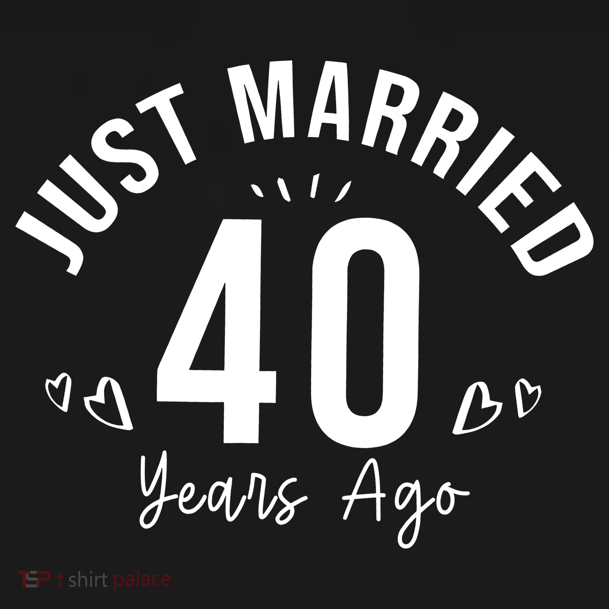 Just Married 40 Years Ago Husband And Wife Women's Hoodie