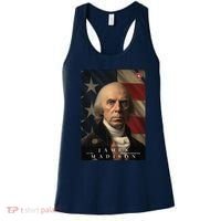 James Madison 4th President Of The United States Portrait Women's Tank Top thumb 0