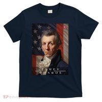 James Monroe 5th President Of The United States Portrait T-Shirt thumb 0
