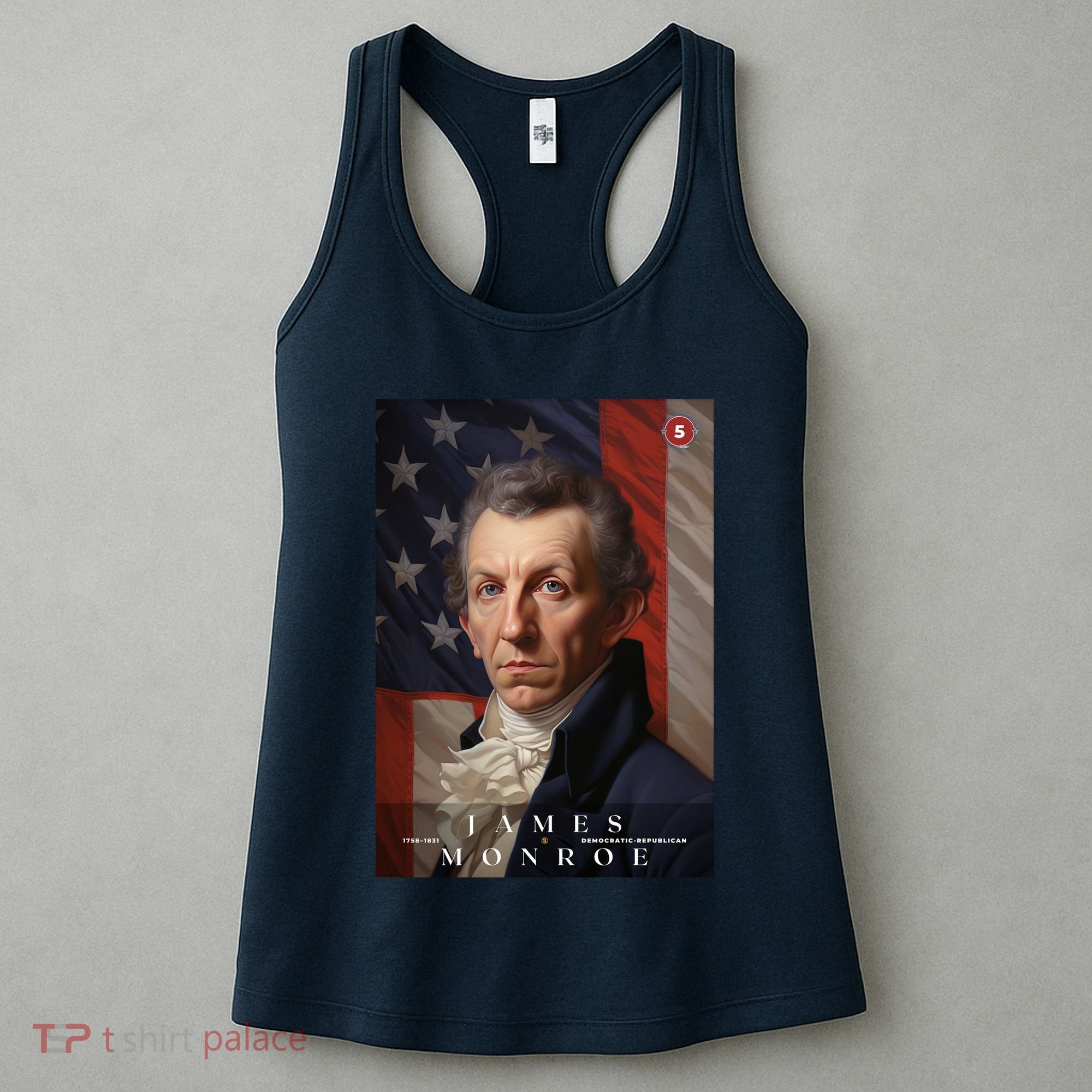 James Monroe 5th President Of The United States Portrait Women's Tank Top