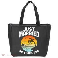 Just Married 50 Years Ago Anniversary Cruise Tote Bag thumb 0