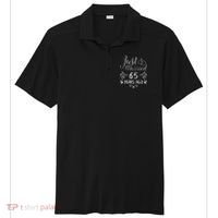 Just Married 65 Years Ago 65th Wedding Anniversary Couple Sport-Tek Posi-UV Pro Polo thumb 0