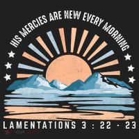 Jesus Mercies Are New Every Morning Christian Quote Beanie thumb 2