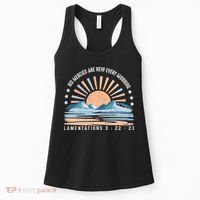 Jesus Mercies Are New Every Morning Christian Quote Women's Tank Top thumb 0