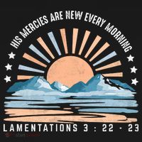 Jesus Mercies Are New Every Morning Christian Quote Women's Tank Top thumb 5